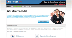 Desktop Screenshot of etimetracklite.com