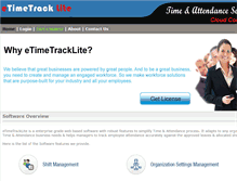 Tablet Screenshot of etimetracklite.com